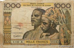 1000 Francs ÉTATS DE L AFRIQUE DE L OUEST 1973 P.103Aj