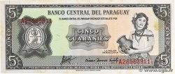 5 Guaranies PARAGUAY 1963 P.195b