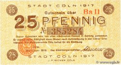 25 Pfennig ALLEMAGNE Köln 1917 P.- TTB+