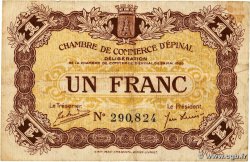 1 Franc FRANCE régionalisme et divers Épinal 1920 JP.056.05 TTB