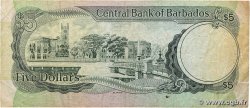 5 Dollars BARBADOS 1986 P.37 F