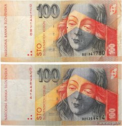 100 Korun Lot SLOVAQUIE 1993 P.22a TB