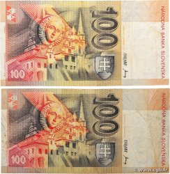 100 Korun Lot SLOVAQUIE 1993 P.22a TB