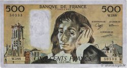 500 Francs PASCAL FRANCE 1989 F.71.40