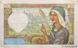 50 Francs JACQUES CŒUR FRANCE 1941 F.19.07 pr.TTB