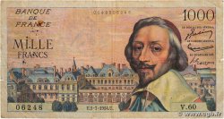 1000 Francs RICHELIEU FRANCE 1954 F.42.06
