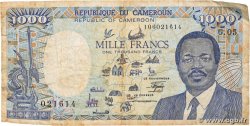 1000 Francs CAMEROUN 1988 P.26a