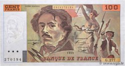 100 Francs DELACROIX 442-1 & 442-2 FRANCE 1995 F.69ter.02b SUP