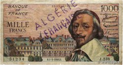 1000 Francs RICHELIEU FRANCE 1956 F.42.19 TB