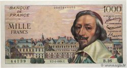 1000 Francs RICHELIEU FRANCE 1954 F.42.04