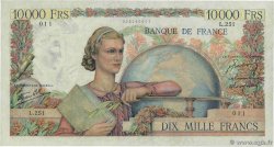 10000 Francs GÉNIE FRANÇAIS FRANCE 1946 F.50.11 TTB+