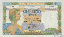 500 Francs LA PAIX FRANCE 1941 F.32.14 pr.SPL
