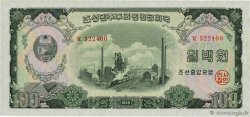 100 Won COREA DEL NORTE 1959 P.17 SC+
