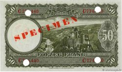 50 Francs Spécimen LUXEMBOURG 1944 P.46s NEUF