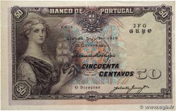 50 Centavos PORTUGAL 1918 P.112b