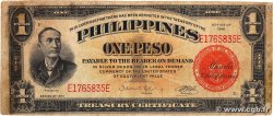 1 Peso PHILIPPINEN 1941 P.089a fS