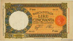 50 Lire ITALY 1937 P.054b VF