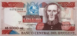 5000 Nuevos Pesos URUGUAY 1983 P.065a pr.NEUF