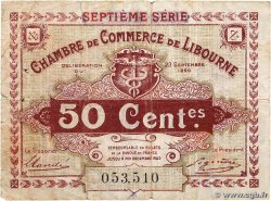 50 Centimes FRANCE régionalisme et divers Libourne 1920 JP.072.32