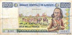 2000 Francs DJIBOUTI 1997 P.40 B+