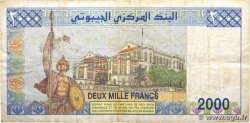 2000 Francs DJIBOUTI 1997 P.40 B+