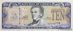 10 Dollars LIBERIA 2011 P.27g pr.NEUF