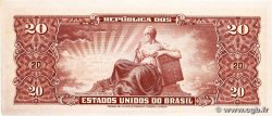20 Cruzeiros BRASILIEN 1955 P.160a fST+