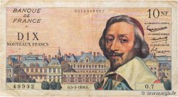 10 Nouveaux Francs RICHELIEU FRANCE 1959 F.57.01 B+