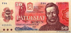 50 Korun TCHÉCOSLOVAQUIE 1987 P.096a TB