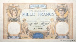 1000 Francs CÉRÈS ET MERCURE FRANCE 1936 F.37.09 TB