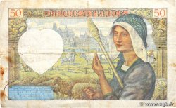 50 Francs JACQUES CŒUR FRANCE 1941 F.19.07 TB
