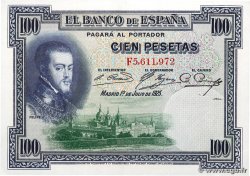 100 Pesetas ESPAGNE 1925 P.069c SUP+