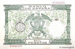 1000 Pesetas ESPAGNE 1957 P.149a TTB