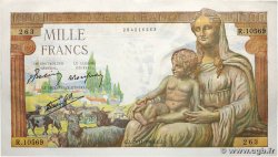 1000 Francs DÉESSE DÉMÉTER FRANCE 1943 F.40.41