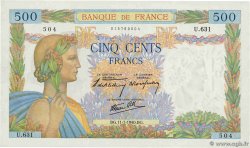 500 Francs LA PAIX FRANCE 1940 F.32.04 AU