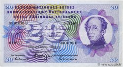 20 Francs SUISSE 1973 P.46u