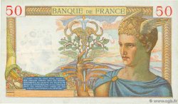 50 Francs CÉRÈS modifié FRANCE 1937 F.18.03 SUP