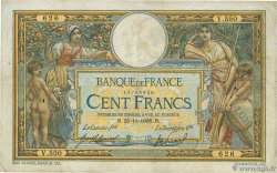 100 Francs LUC OLIVIER MERSON avec LOM FRANCE 1908 F.22.01 F+