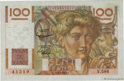 100 Francs JEUNE PAYSAN FRANCE 1954 F.28.42 AU-