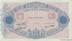 500 Francs BLEU ET ROSE FRANKREICH 1931 F.30.34 VZ