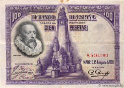 100 Pesetas ESPAGNE 1928 P.076a