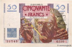 50 Francs LE VERRIER FRANCE 1948 F.20.10 SUP
