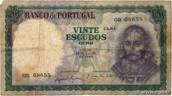 20 Escudos PORTUGAL 1960 P.163a B+