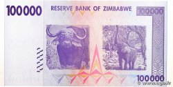 100000 Dollars ZIMBABWE 2008 P.75 FDC