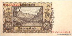 20 Reichsmark ALLEMAGNE 1939 P.185 SUP