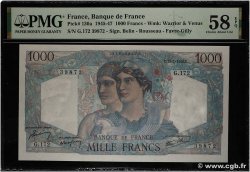 1000 Francs MINERVE ET HERCULE FRANKREICH 1946 F.41.10 fST