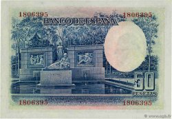 50 Pesetas ESPAGNE 1935 P.088 SPL+