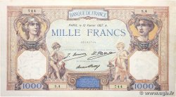 1000 Francs CÉRÈS ET MERCURE FRANCE 1927 F.37.01 TB+
