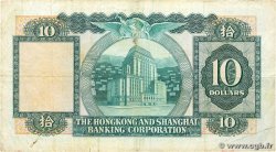 10 Dollars HONG KONG 1982 P.182j TB