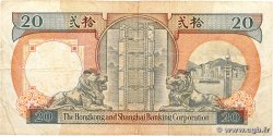 20 Dollars HONG KONG 1990 P.197a B+